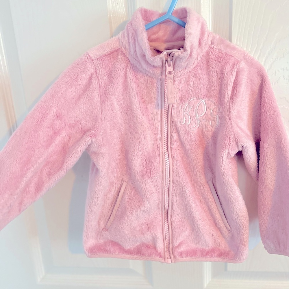 Embroidered fleece zip up “BGP”